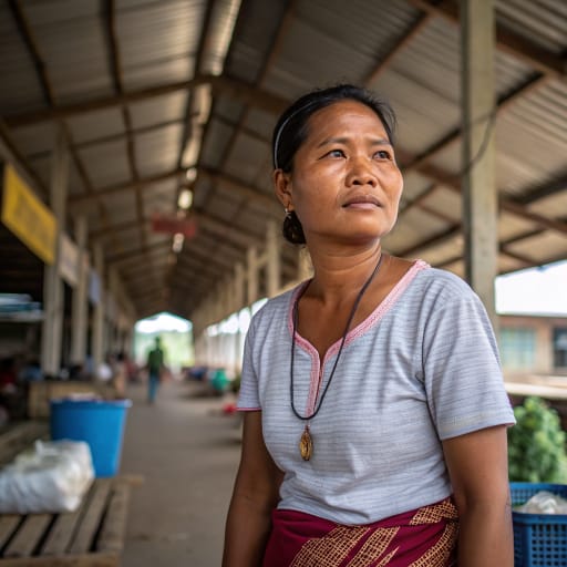 Kula woman from Descended from traders from Myanmar; settled in Thailand, notably Isan and the Chanthaburi gem district, and in Pailin in western Cambodia