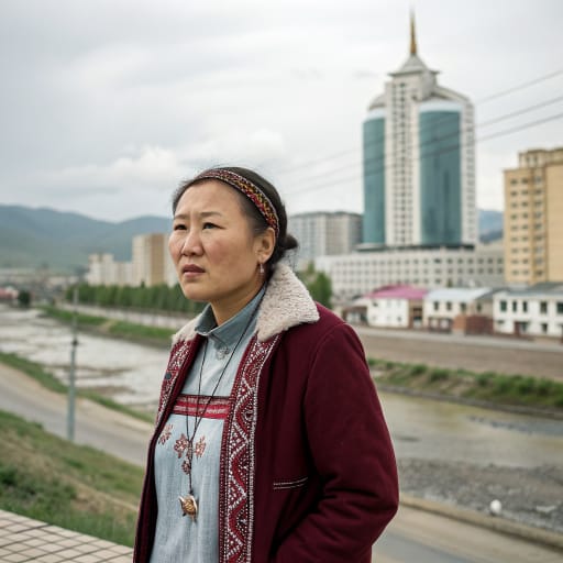 Kumandins woman from Biya River basin in the northern Altai foothills: Altai Krai (including the city of Biysk) and the northern Altai Republic, Russia, related phenotype reference