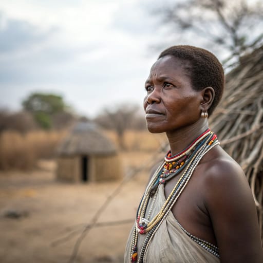 Kunda woman from Luangwa Valley in Mambwe District, Eastern Province, Zambia; also the middle Zambezi valley in Tete Province, Mozambique, and Mbire District, Zimbabwe, related phenotype reference