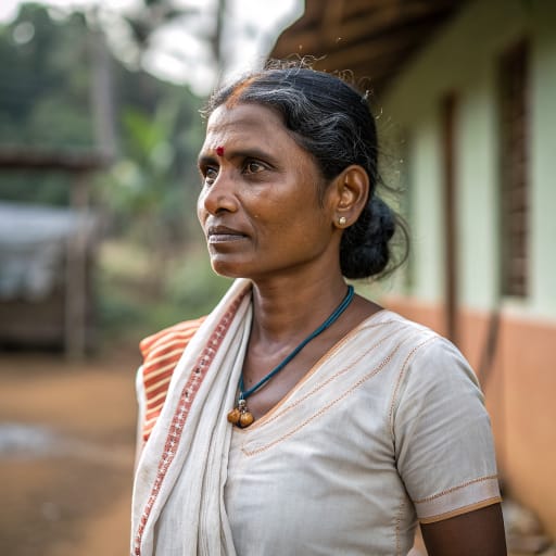 Kurichiya woman from Wayanad district of Kerala, India, with smaller communities in Kannur and Kozhikode districts