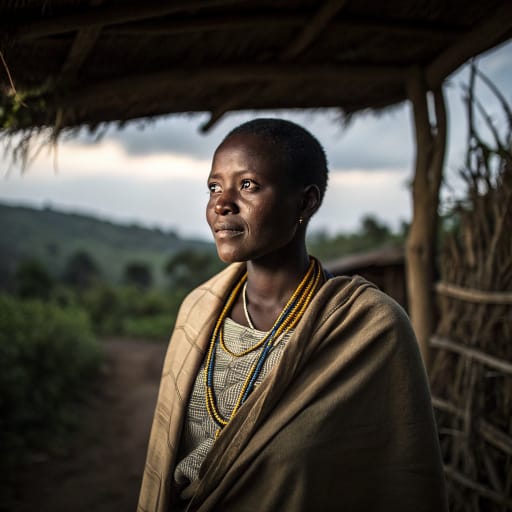 Kutu woman from Lowlands south and east of the Uluguru Mountains, Morogoro Region, Tanzania