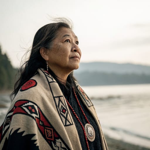 Kwakwaka'wakw woman from Northern Vancouver Island and adjacent mainland, British Columbia, Canada — related phenotype reference