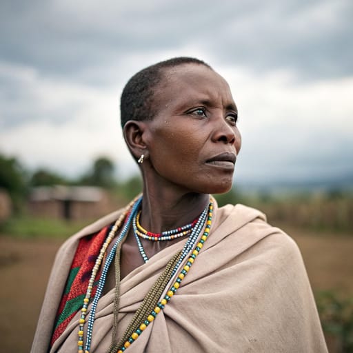 Kwavi woman from Central and eastern Tanzania, mainly the Morogoro, Tanga, Pwani and Dodoma regions; historically the plains around Kilimanjaro in northern Tanzania and southern Kenya., related phenotype reference