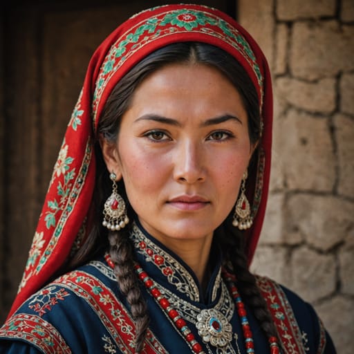 Kyrgyz Tajikistan woman from Tajikistan (Kyrgyz-descended residents)