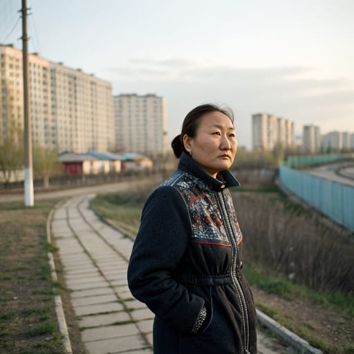 Kyzyl woman from Northern Khakassia, mainly the Shira and Ordzhonikidzevsky districts along the White and Black Iyus rivers, and neighboring parts of Krasnoyarsk Krai, Russia