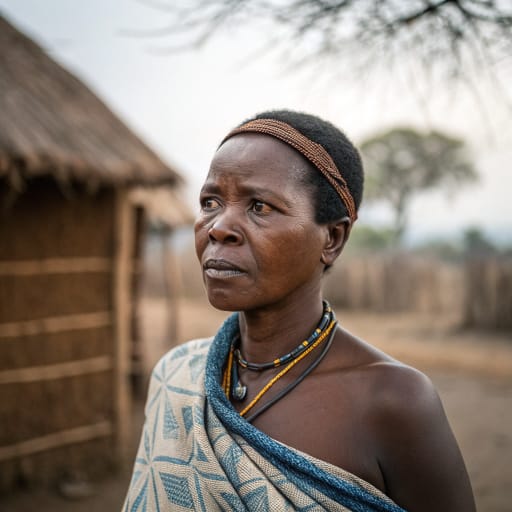 Lamba woman from Copperbelt Province of Zambia, especially the rural areas around Ndola, Kitwe, Luanshya, Masaiti, Mpongwe and Lufwanyama, and adjacent southern Haut-Katanga, Democratic Republic of the Congo, related phenotype reference
