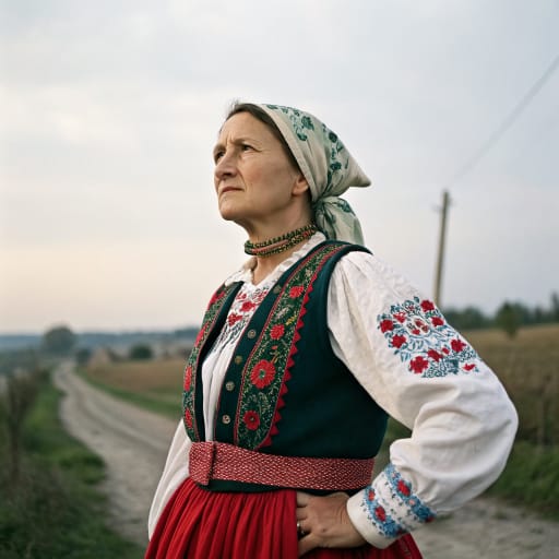 Lechites woman from The plain between the Elbe and the Vistula, in present-day Poland and northeastern Germany, related phenotype reference