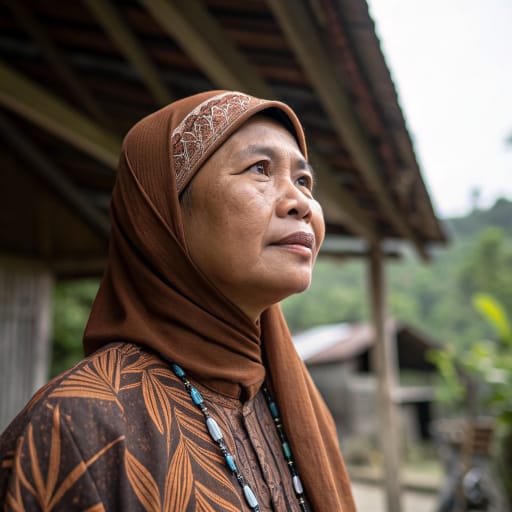 Lematang woman from The Lematang River valley in South Sumatra, Indonesia, mainly Lahat and Muara Enim regencies and the neighboring Penukal Abab Lematang Ilir regency