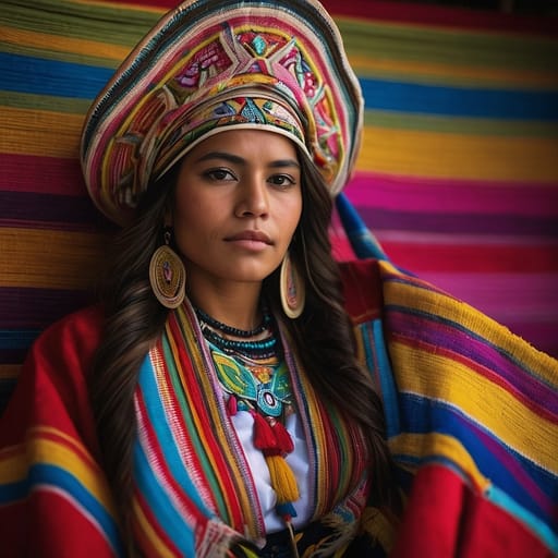 Lenca woman from Honduras-El Salvador (western highlands)