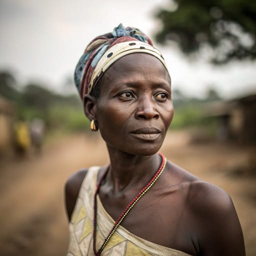 Loko woman from Northern Sierra Leone, mainly Bombali District around Kalangba, Kagbere, Batkanu, Gbendembu and Tambiama, plus communities such as Regent near Freetown