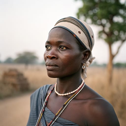 Losso woman from Doufelgou prefecture around Niamtougou, Kara Region, northern Togo; migrant communities in central and southern Togo and in Ghana, related phenotype reference