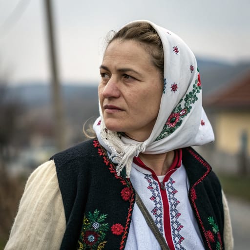 Lovara : femme, référence phénotypique apparentée