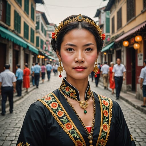 Macanese Portuguese woman from Macau — related phenotype reference