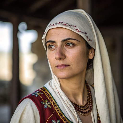 Macedonians woman from North Macedonia, variant 3