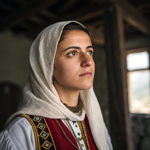Macedonians woman from North Macedonia