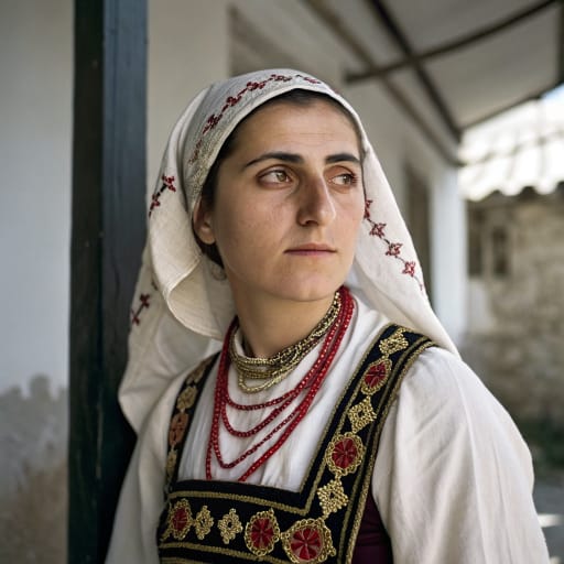 Macedonians woman from North Macedonia, variant 2