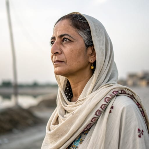 Makrani woman from The Makran coast of Pakistan and Iran, Karachi (especially Lyari) and lower Sindh in Pakistan; Kathiawar and Kutch in Gujarat, India