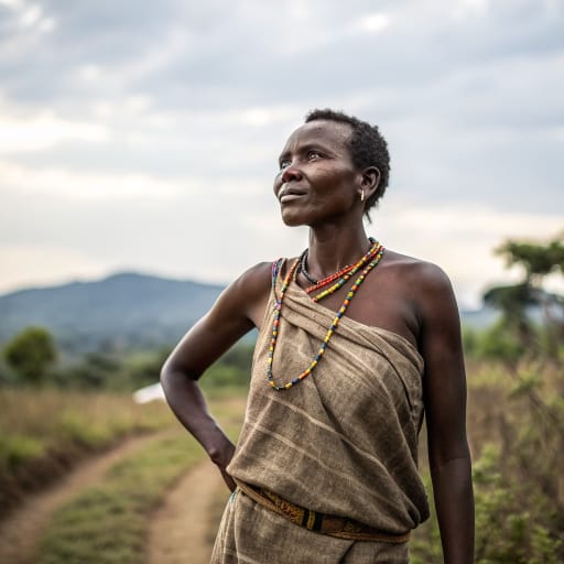 Malila woman from The Umalila highlands southwest of Mbeya city, Mbeya Region, southwestern Tanzania