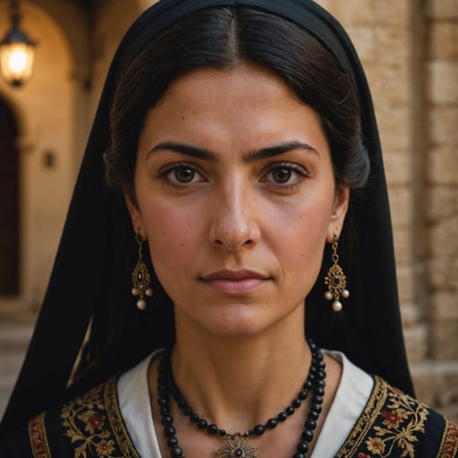 Maltese woman from Malta, variant 3