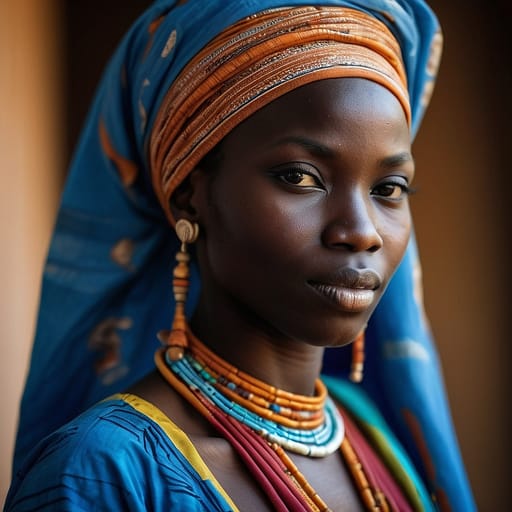 Mandinka Gambia woman from Gambia, Senegal, Guinea, Mali — West Africa