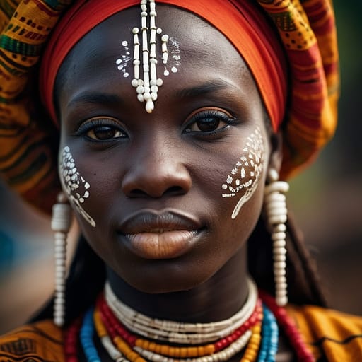 Manjago woman from Guinea-Bissau, Senegal, Gambia — West Africa
