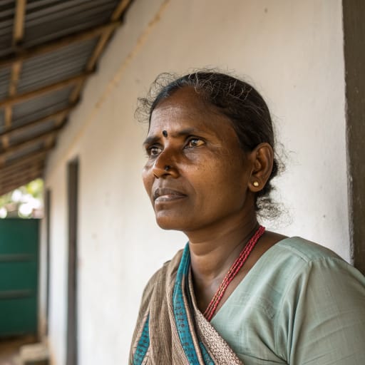 Mannan woman from Kerala, southwest India, especially Malabar and the central districts of Palakkad, Thrissur and Malappuram; related Vannar communities in Tamil Nadu.