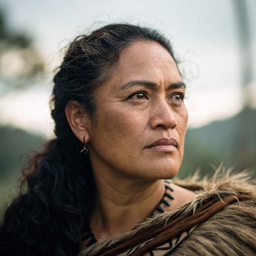 Māori woman from New Zealand — related phenotype reference