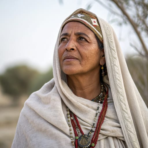 Maxyes woman from West of the river Triton and Lake Tritonis in ancient Libya, usually placed in southern and central Tunisia, possibly reaching into eastern Algeria., related phenotype reference
