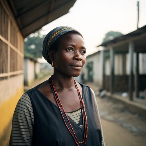 Mboko woman from Cuvette department in the northern Republic of the Congo, with a sizable community in Brazzaville, related phenotype reference