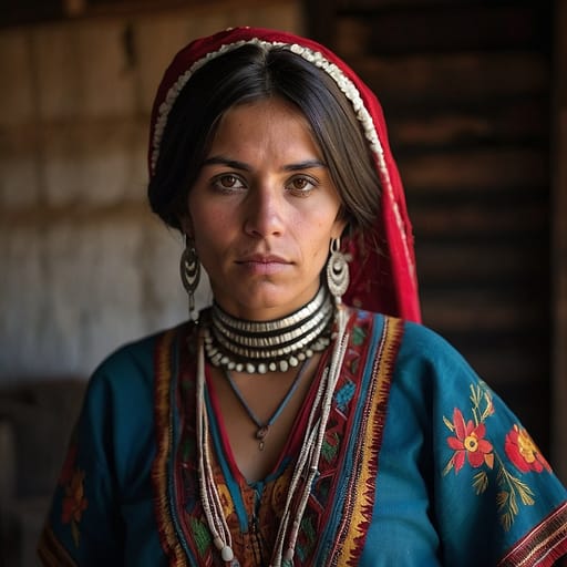 Mestizo Argentine woman from Argentina (northwestern provinces) — related phenotype reference
