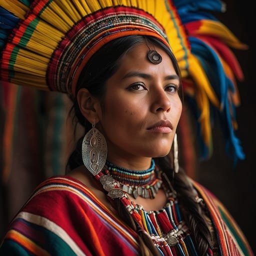 Mestizo Bolivian woman from Bolivia
