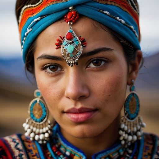 Mestizo Chilean woman from Chile