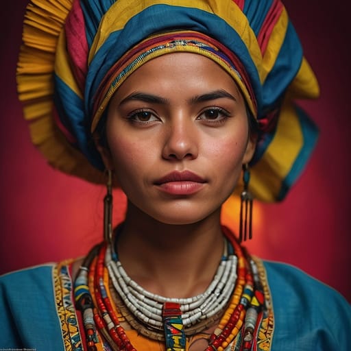 Mestizo Colombian woman from Colombia
