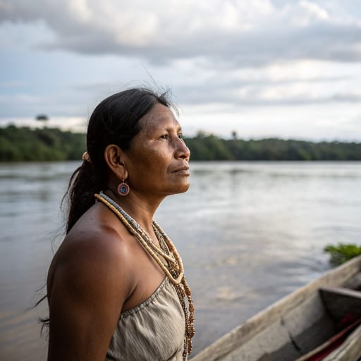 Metyktire woman from Capoto/Jarina Indigenous Territory along the Xingu River in northern Mato Grosso, Brazil, related phenotype reference