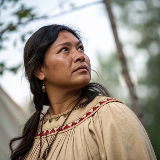 Miꞌkmaq woman from Mi'kma'ki (Canada) — related phenotype reference