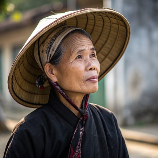 Minh Hương woman from Central and southern Vietnam (Hội An, Biên Hòa, Mỹ Tho, Hà Tiên, Chợ Lớn in today's Ho Chi Minh City); origins in Fujian and Guangdong, southern China.