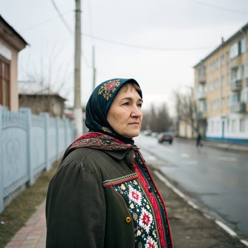 Mishar Tatars woman from Middle Volga and southern Urals of Russia: Nizhny Novgorod, Penza, Ulyanovsk, Mordovia, southwestern Tatarstan, Samara, Saratov, Bashkortostan and nearby regions; small community in Finland, related phenotype reference