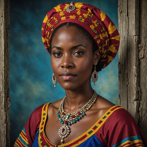 Mixed Antiguan woman from Antigua and Barbuda — related phenotype reference