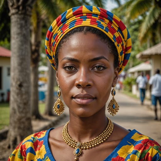 Mixed Barbadian woman from Barbados — related phenotype reference