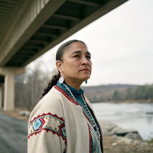 Mohegan woman from The lower Thames River valley of southeastern Connecticut, United States, centered on Uncasville and Montville., related phenotype reference