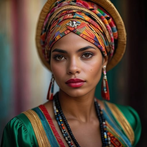 Mulato Cuban woman from Cuba — related phenotype reference