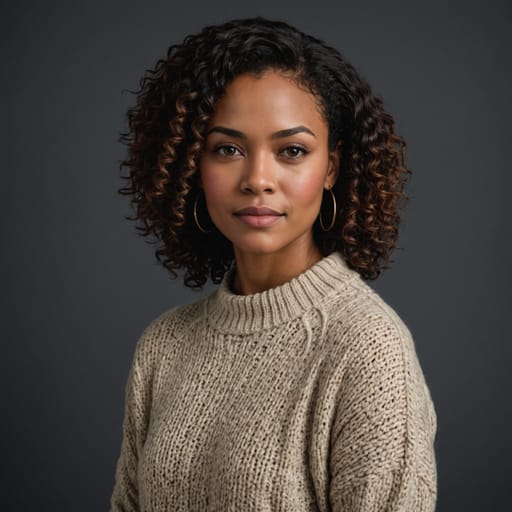 Multiracial American woman from United States — related phenotype reference