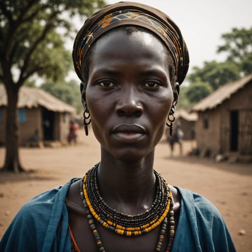 Murle woman from Pibor region, Greater Pibor Administrative Area, South Sudan — related phenotype reference