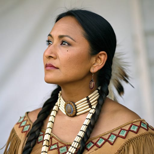 Native American woman from United States — related phenotype reference