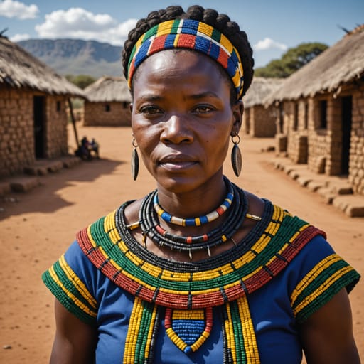 Ndebele South Africa woman from South Africa — related phenotype reference