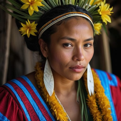 Niue Other woman from Niue — Oceania