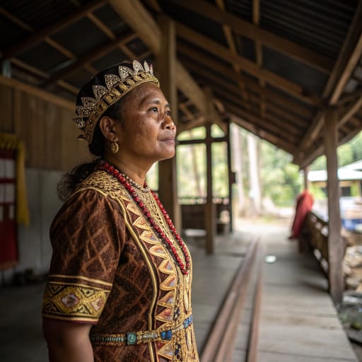 Nuaulu woman from south-central Seram Island, Central Maluku, Indonesia — related phenotype reference