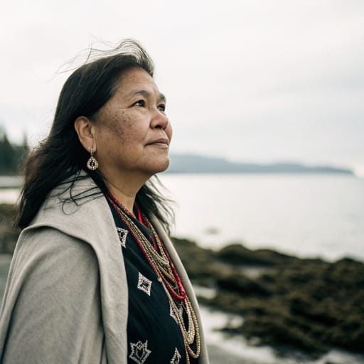 Nuu-chah-nulth woman from West coast of Vancouver Island, British Columbia, Canada — related phenotype reference