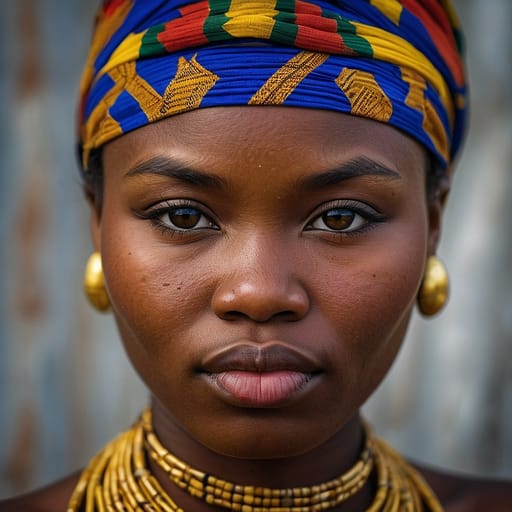 Nzebi woman from Gabon, Republic of Congo — related phenotype reference