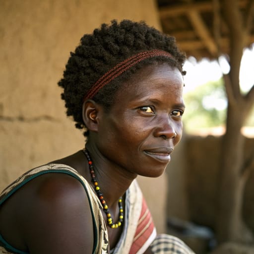 Papel woman from Biombo Region (Guinea-Bissau)